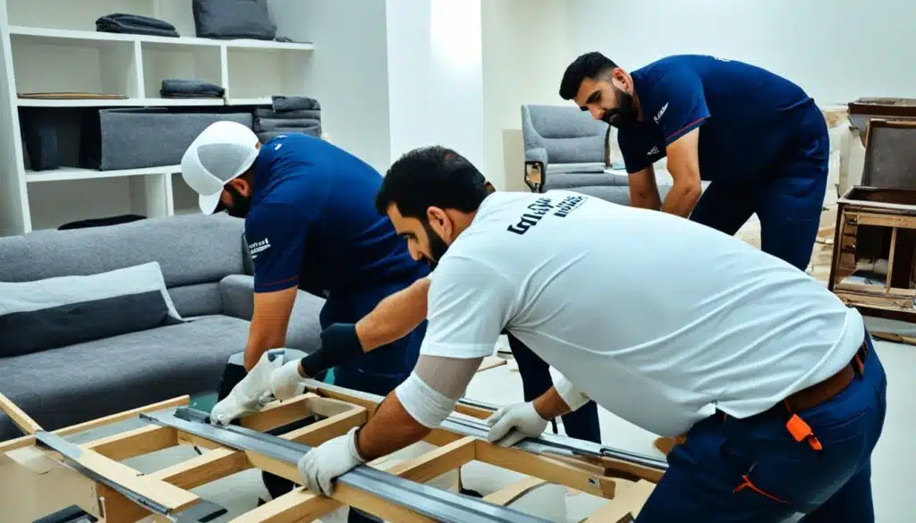 نقل عفش بخميس مشيط شركة أثاثكم بأمان.